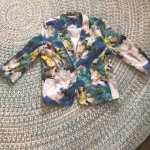 Floral blazer